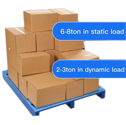 Pallets di plastica ad alta stackabilità Bule / Nero / Bianco Colore 120*100*15cm
