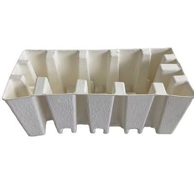 Logo Moulded Pulp Packaging Recyclable impresso ha modellato l'imballaggio della fibra