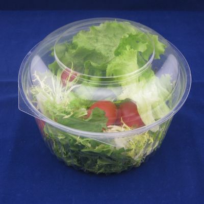L'OEM su misura modella l'insalatiera di plastica eliminabile con i coperchi