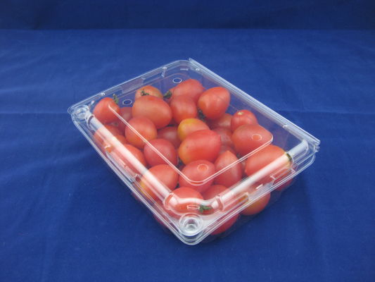 Scatole di plastica eliminabili amichevoli 500g di imballaggio di plastica della bolla di Eco chiare