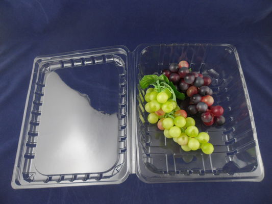 L'imballaggio di plastica della fragola inscatola i contenitori della copertura superiore dell'ANIMALE DOMESTICO