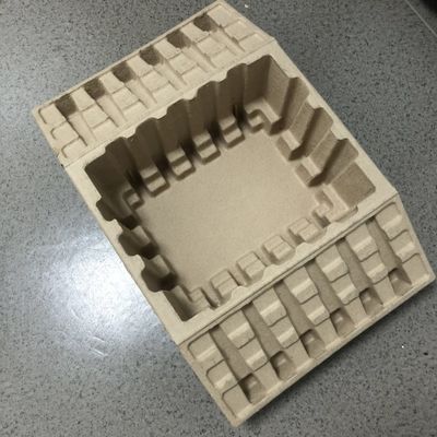 Logo Moulded Pulp Packaging Recyclable impresso ha modellato l'imballaggio della fibra