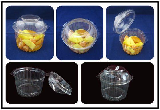 Contenitori di alimento biodegradabili della copertura superiore dell'ANIMALE DOMESTICO di plastica del commestibile 8oz 12oz 16oz