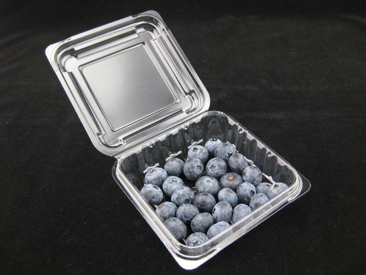 resistenza all'urto delle scatole di imballaggio di plastica della copertura superiore del mirtillo 125g