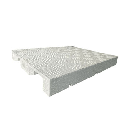 Capacità di carico elevata Pallets di plastica di qualità alimentare Blu/Nero/Bianco 120*100*15cm