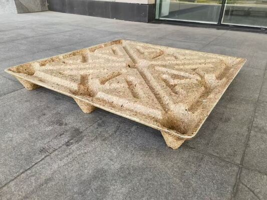 Pallet di legno pressato durevole con tasso di espansione inferiore al 5 percento, adatto per il trasporto a lunga distanza e interno